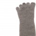 Unisex Cashmere Blend Long Five Finger Socks with Handmade decoration packaged in Signature box